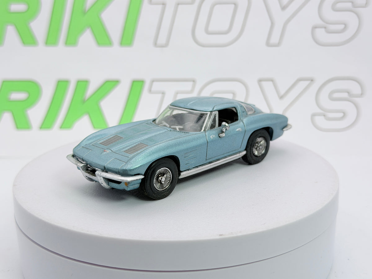 Chevrolet Corvette Sting Ray Del Prado 1/43 Azzurro metallizzato 1963