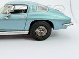Chevrolet Corvette Sting Ray Del Prado 1/43 Azzurro metallizzato 1963
