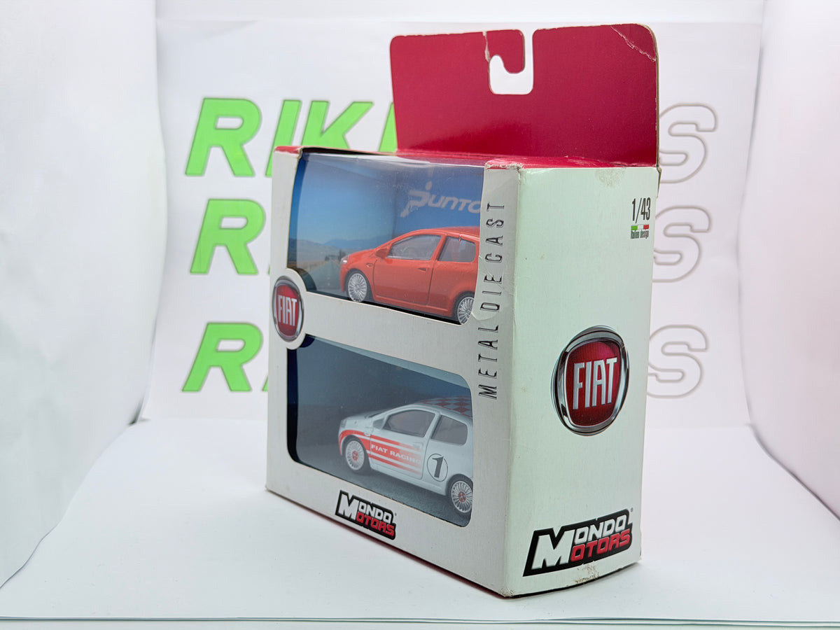 Fiat Grande Punto Mondo Motors 1/43 Arancione Bianco