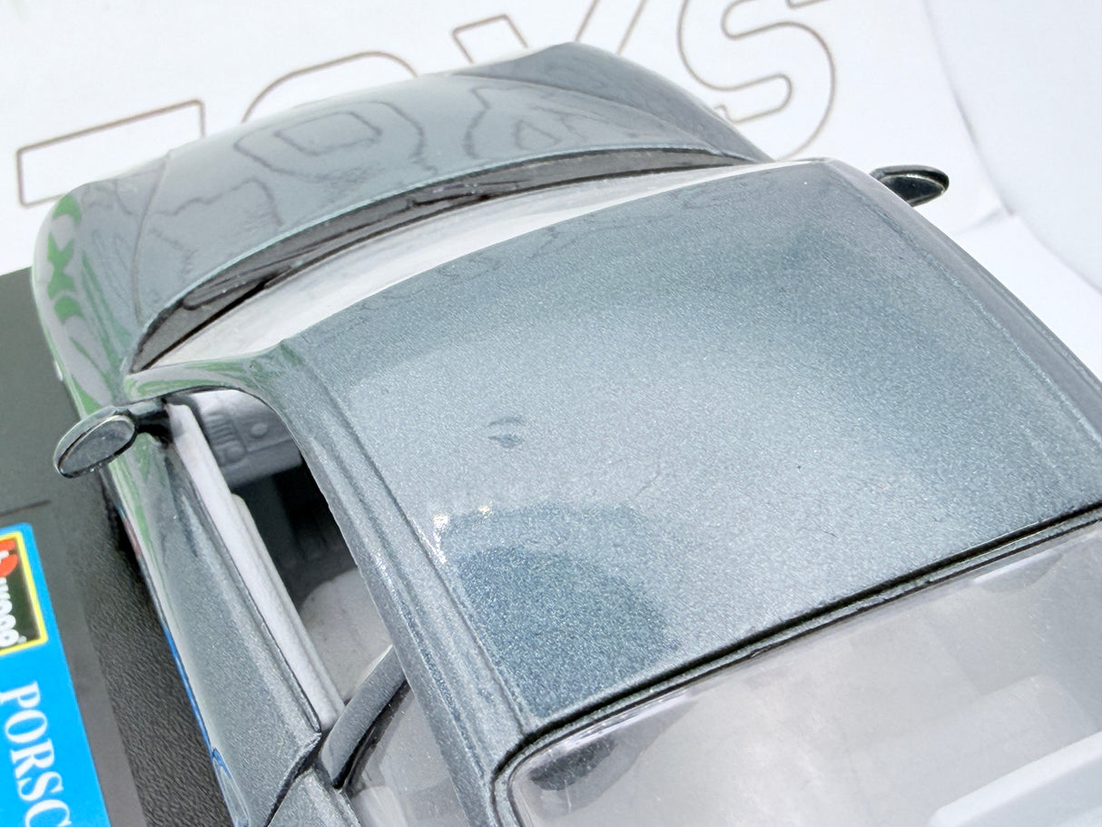 Porsche 911 Carrera 996 Burago 1/24 Grigio metallizzato
