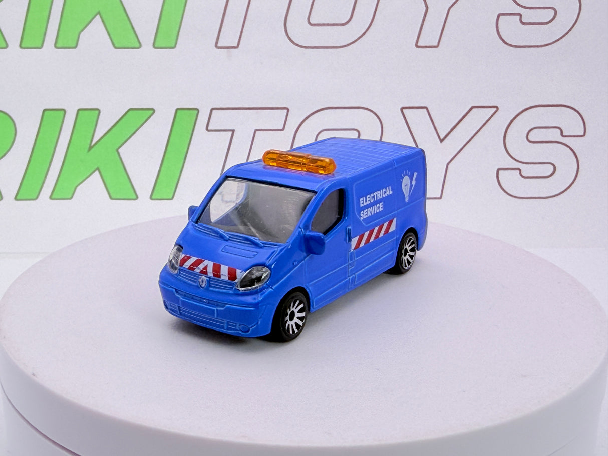 Renault Trafic Majorette 1/64 Blu