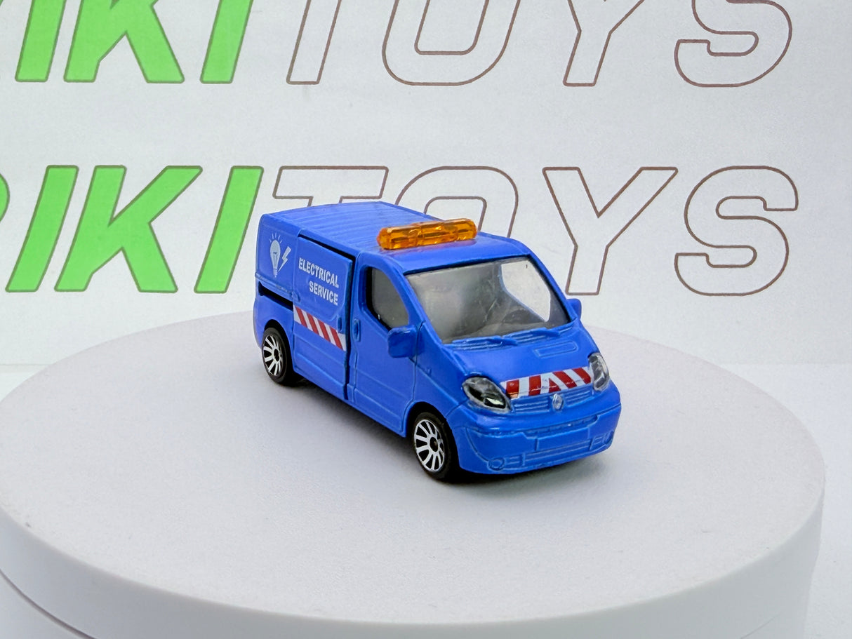 Renault Trafic Majorette 1/64 Blu