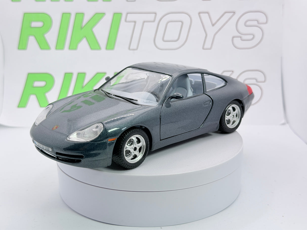 Porsche 911 996 Carrera Burago 1/24 Grigio metallizzato 1997