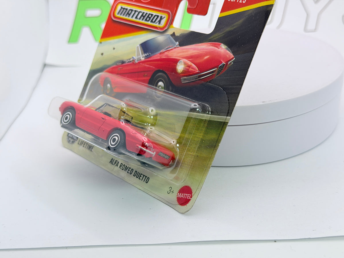 Alfa Romeo Duetto Osso di Seppia Matchbox 1/60 Rosso 1966