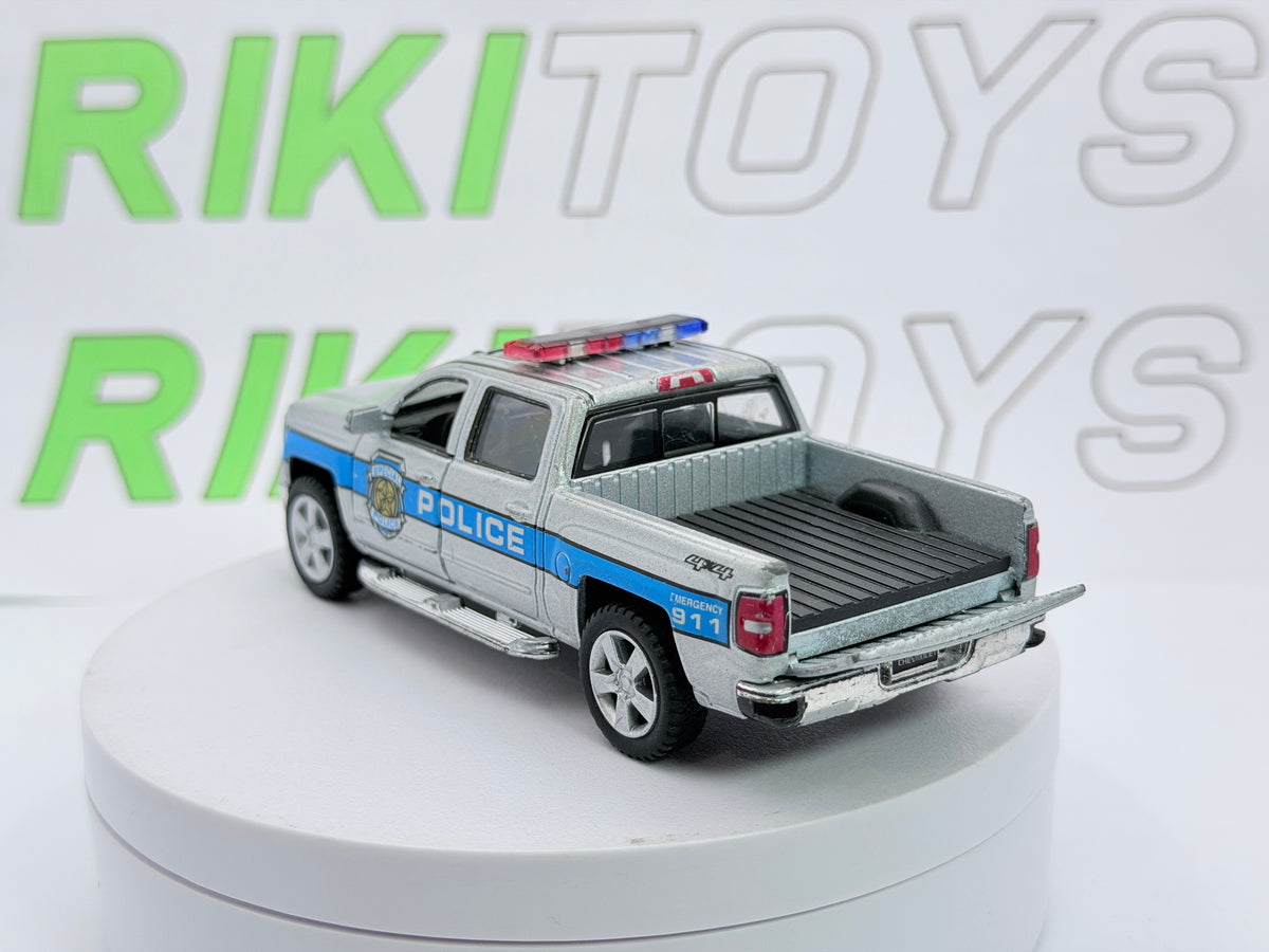 Chevrolet Silverado Kinsmart 1/46 Argento 2014