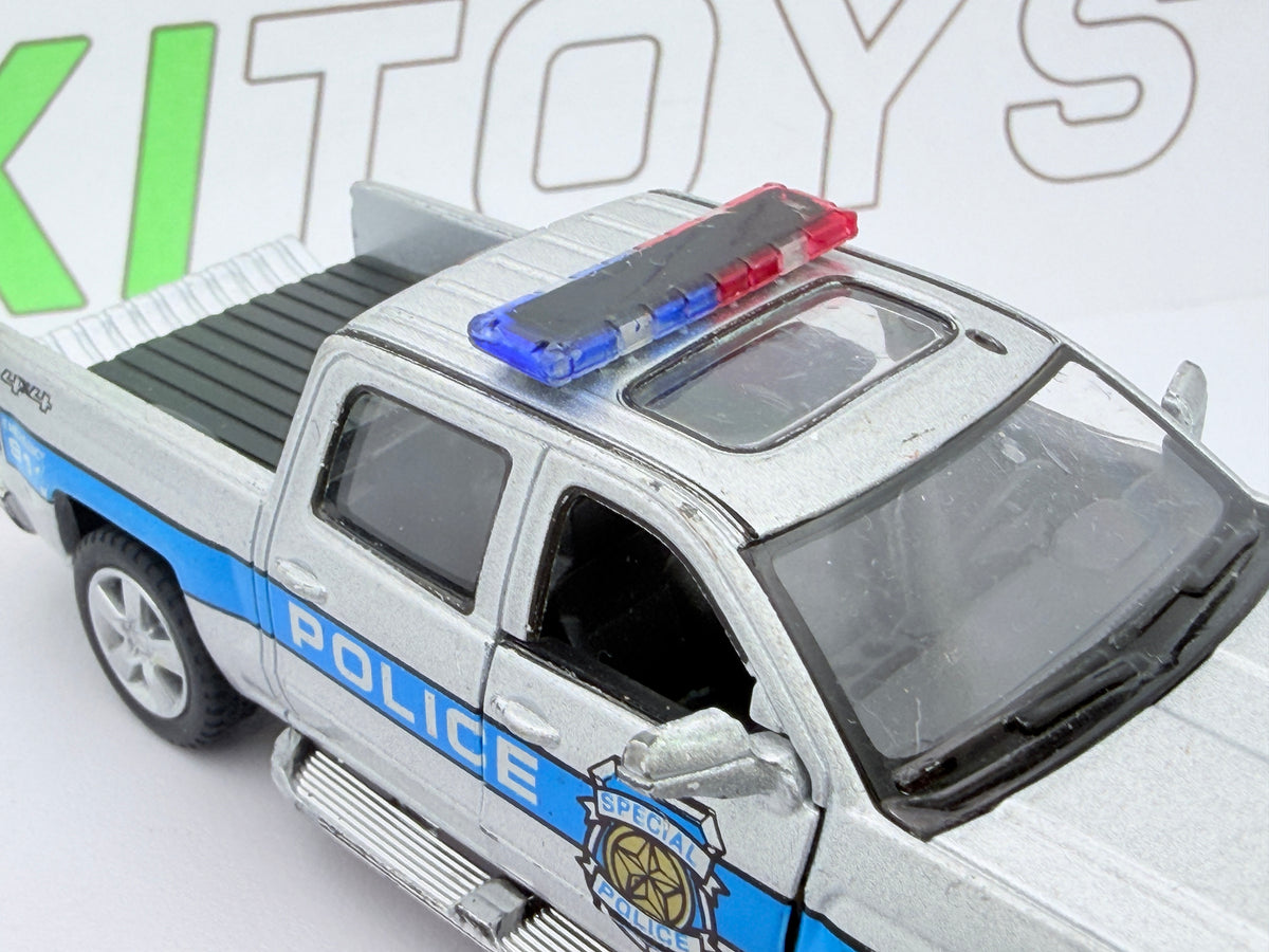 Chevrolet Silverado Kinsmart 1/46 Argento 2014