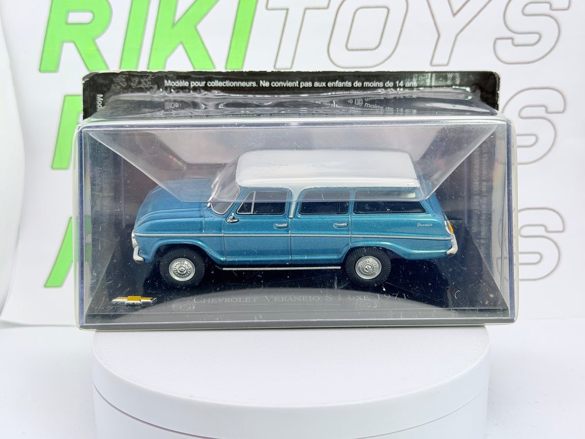 Chevrolet Veranejo LS Edicola 1/43 Azzurro metallizzato 1971