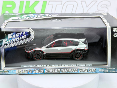 Subaru Impreza WRX Greenlight 1/43 Argento 2009