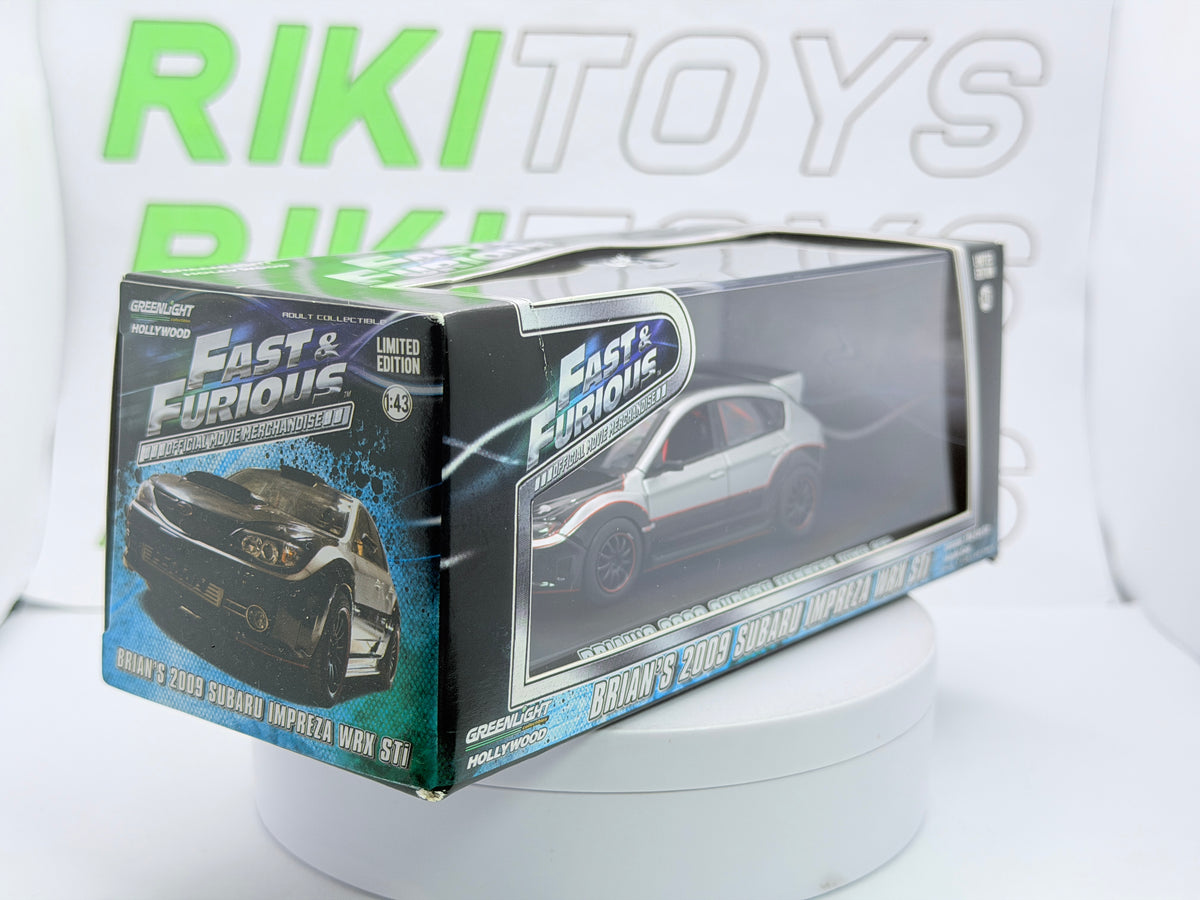 Subaru Impreza WRX Greenlight 1/43 Argento 2009