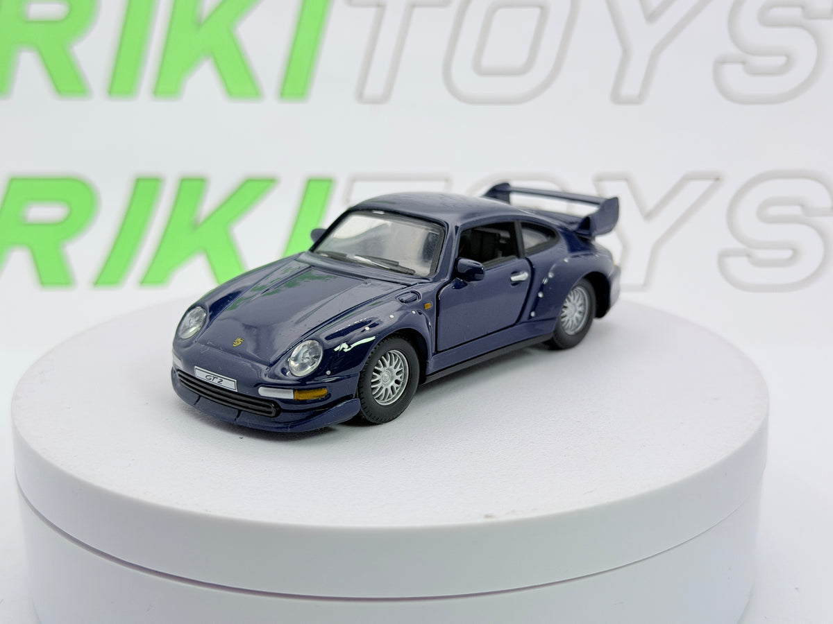 Porsche 911 GT2 Cararama 1/43 Blu