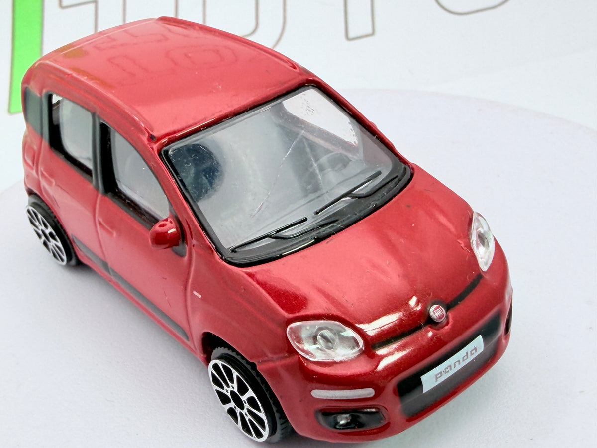 Fiat Panda 312 Burago 1/43 Rosso metallizzato 2012