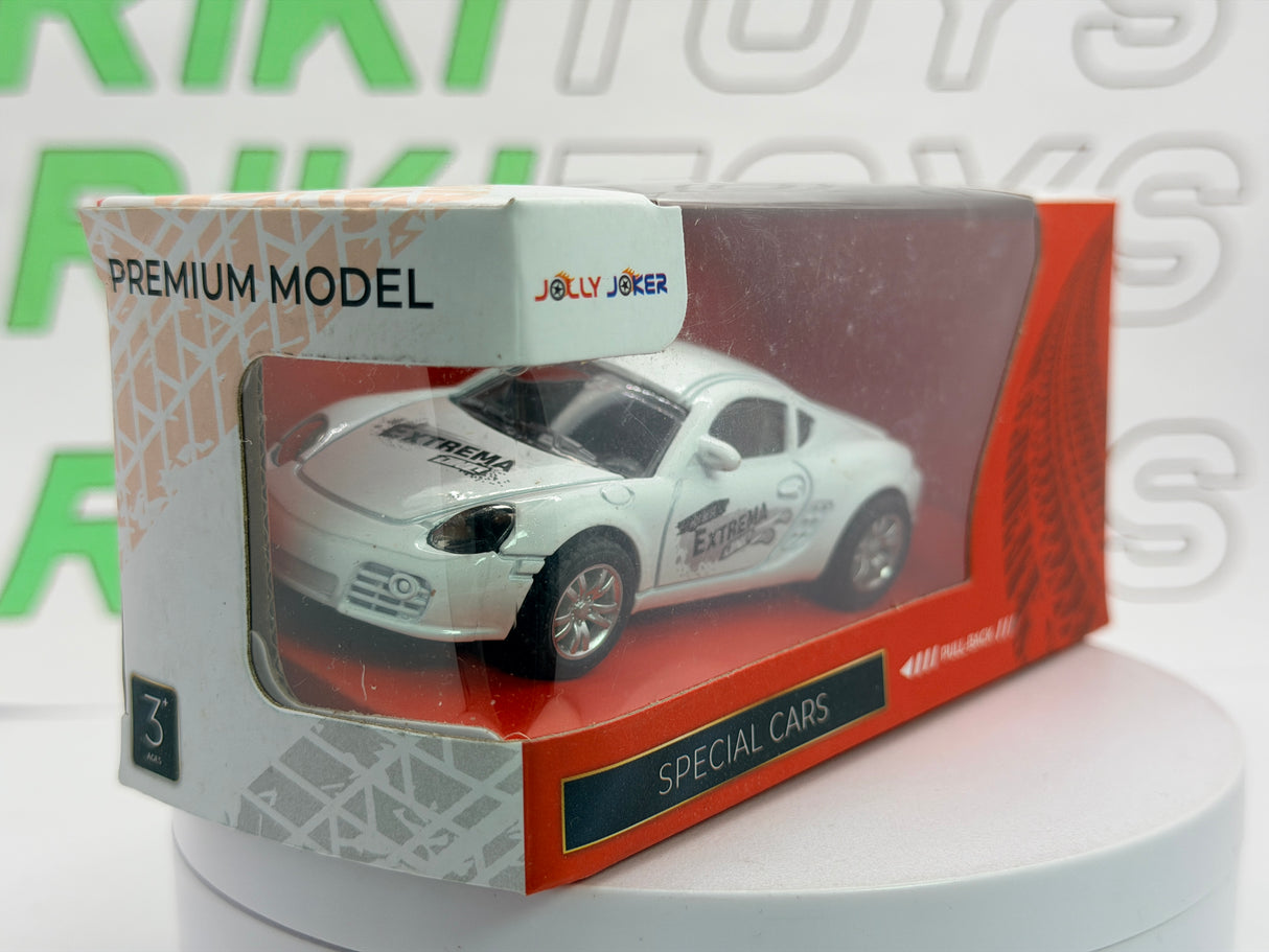 Porsche Cayman Jolly Joker 1/43 Bianco