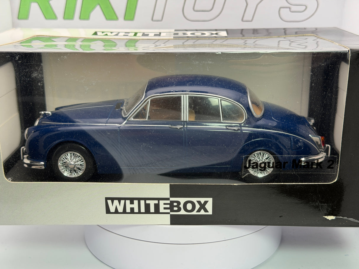 Jaguar MK2 Whitebox 1/24 Blu 1959