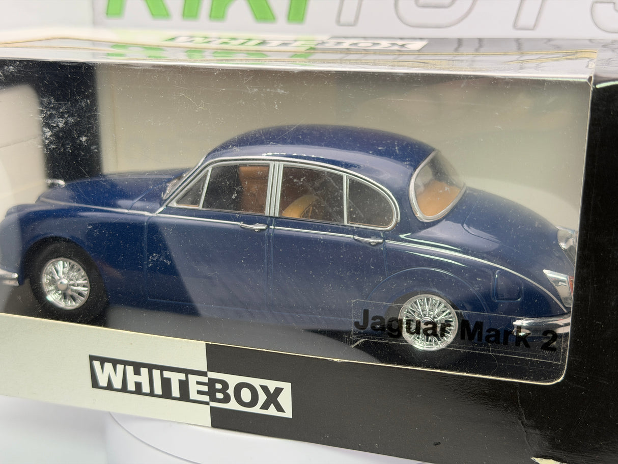 Jaguar MK2 Whitebox 1/24 Blu 1959