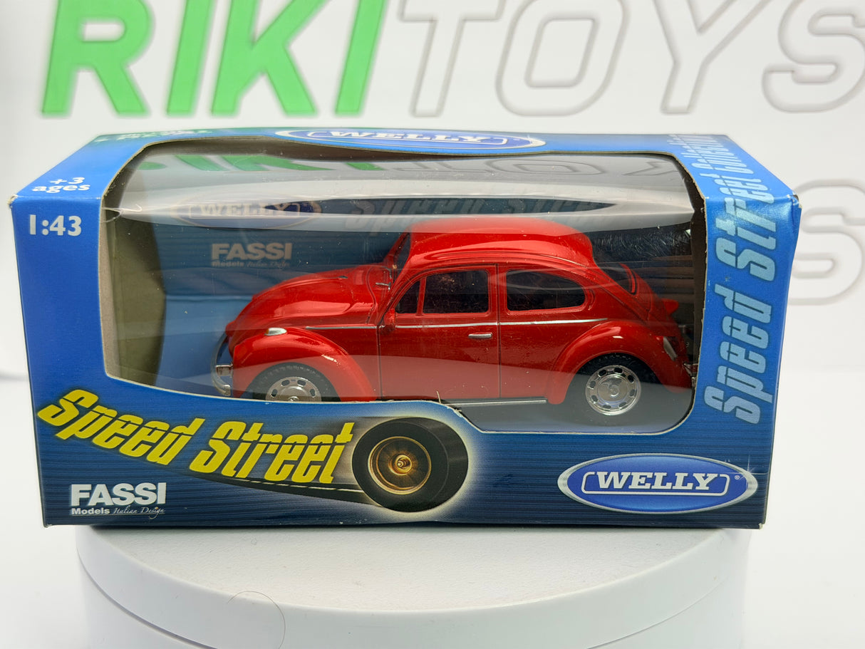 Volkswagen Maggiolino Welly 1/43 Rosso 1970