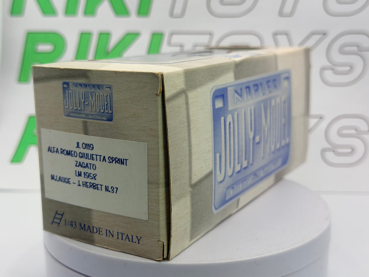 Alfa Romeo Giulietta Sprint Zagato Jolly Model 1/43 Argento 1958