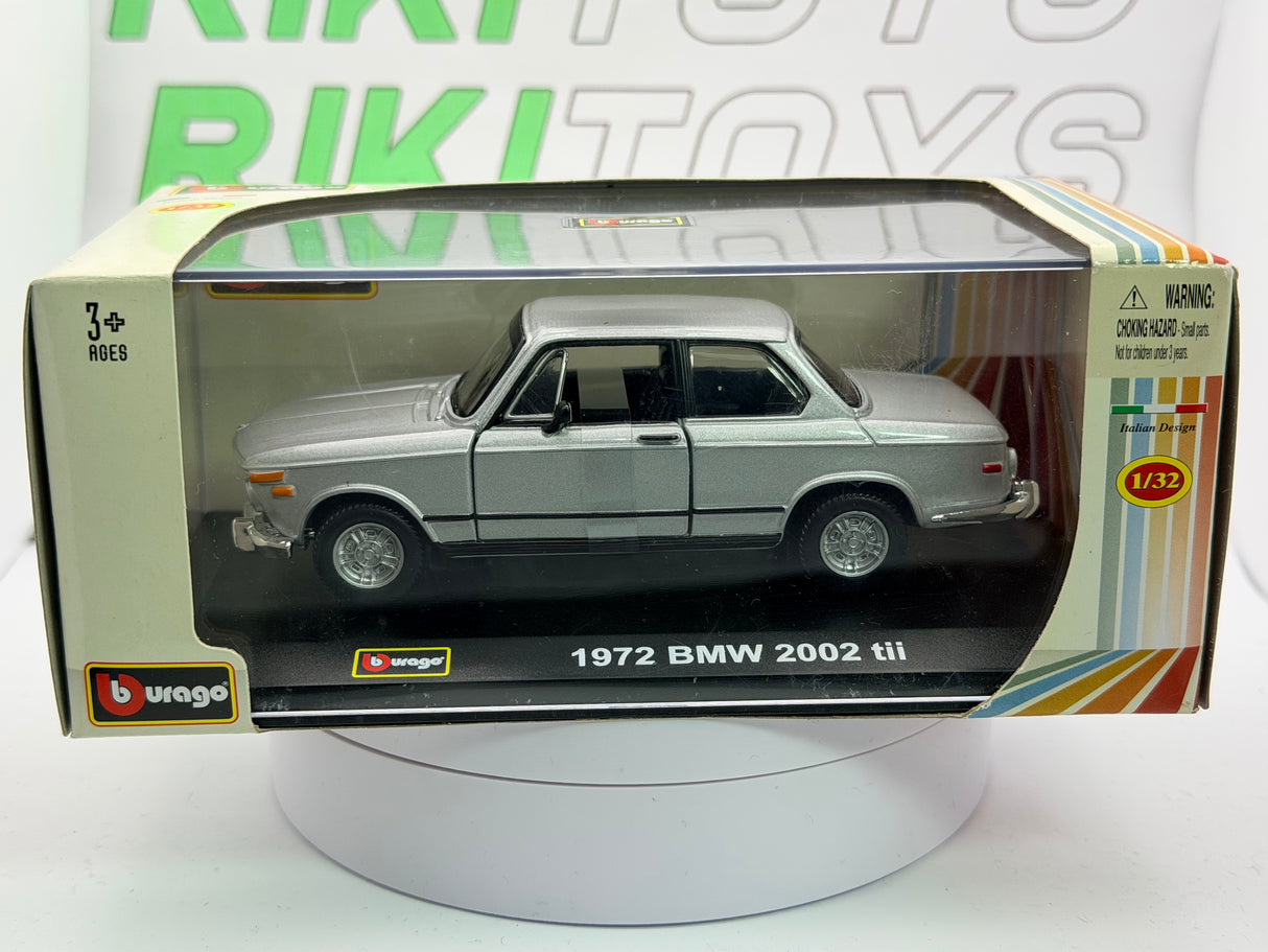 BMW 2002 tii Burago 1/32 Argento 1972