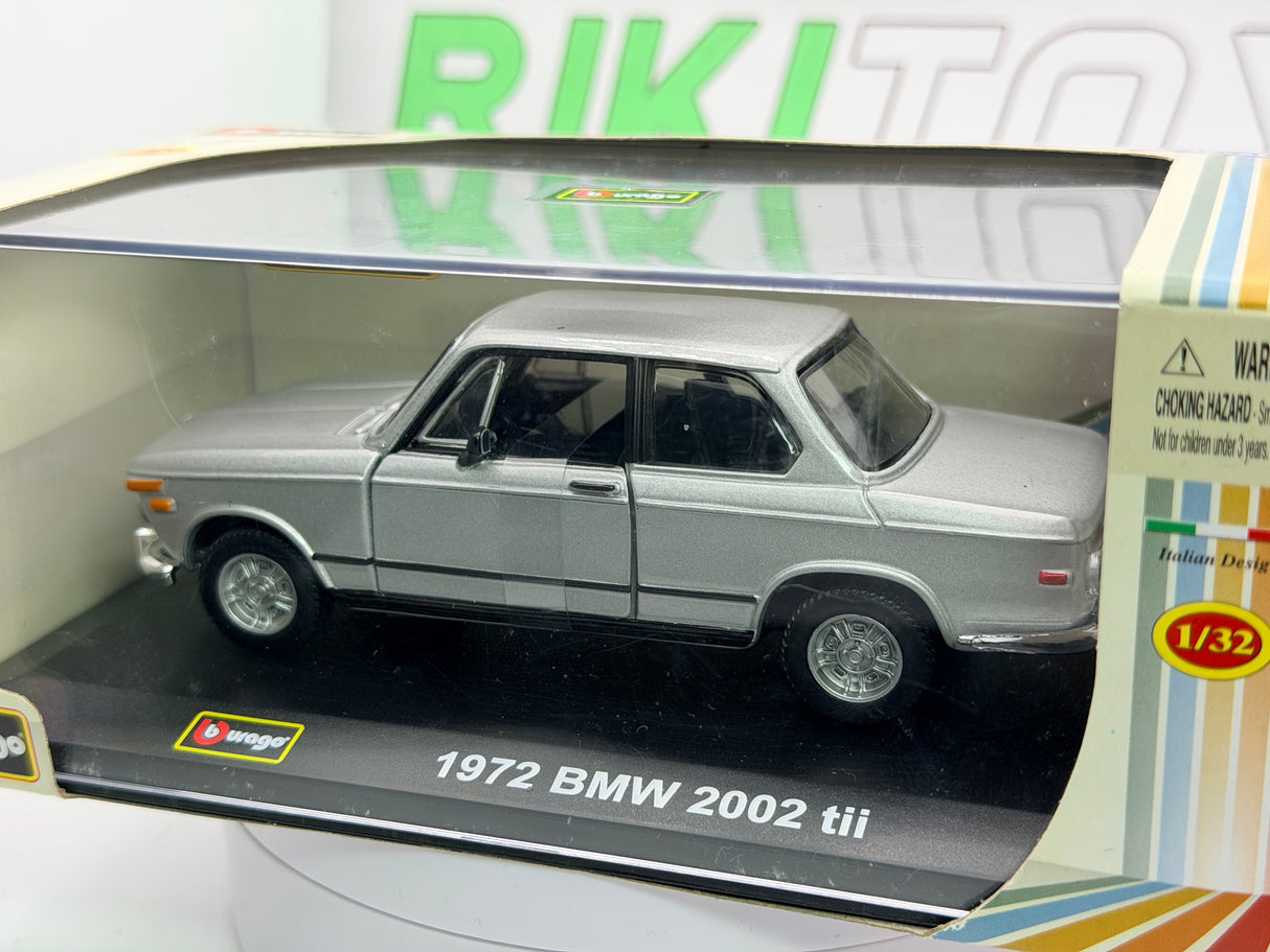 BMW 2002 tii Burago 1/32 Argento 1972