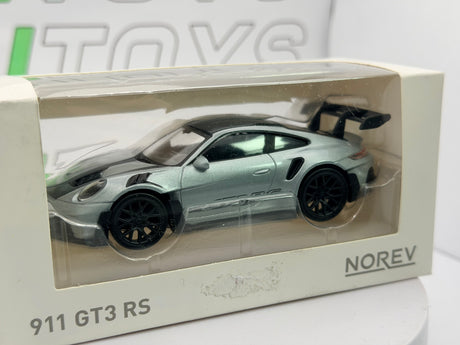 Porsche 911 GT 3 RS Norev 1/43 Argento 2015