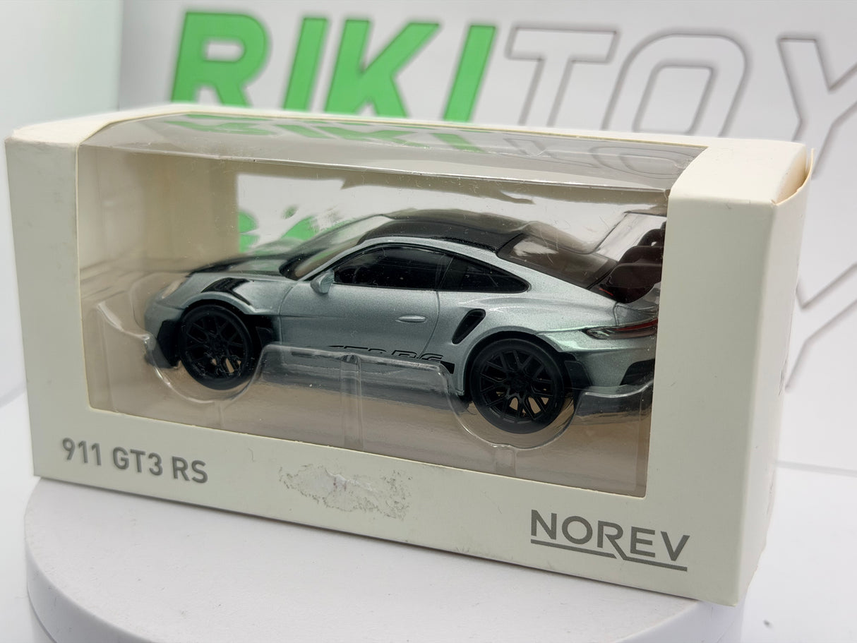 Porsche 911 GT 3 RS Norev 1/43 Argento 2015