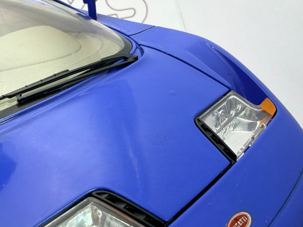 Bugatti EB 110 Burago 1/18 Blu 1991