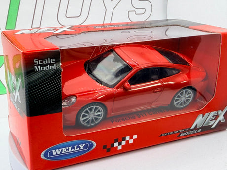 Porsche 911 Carrera S Welly 1/43 Rosso