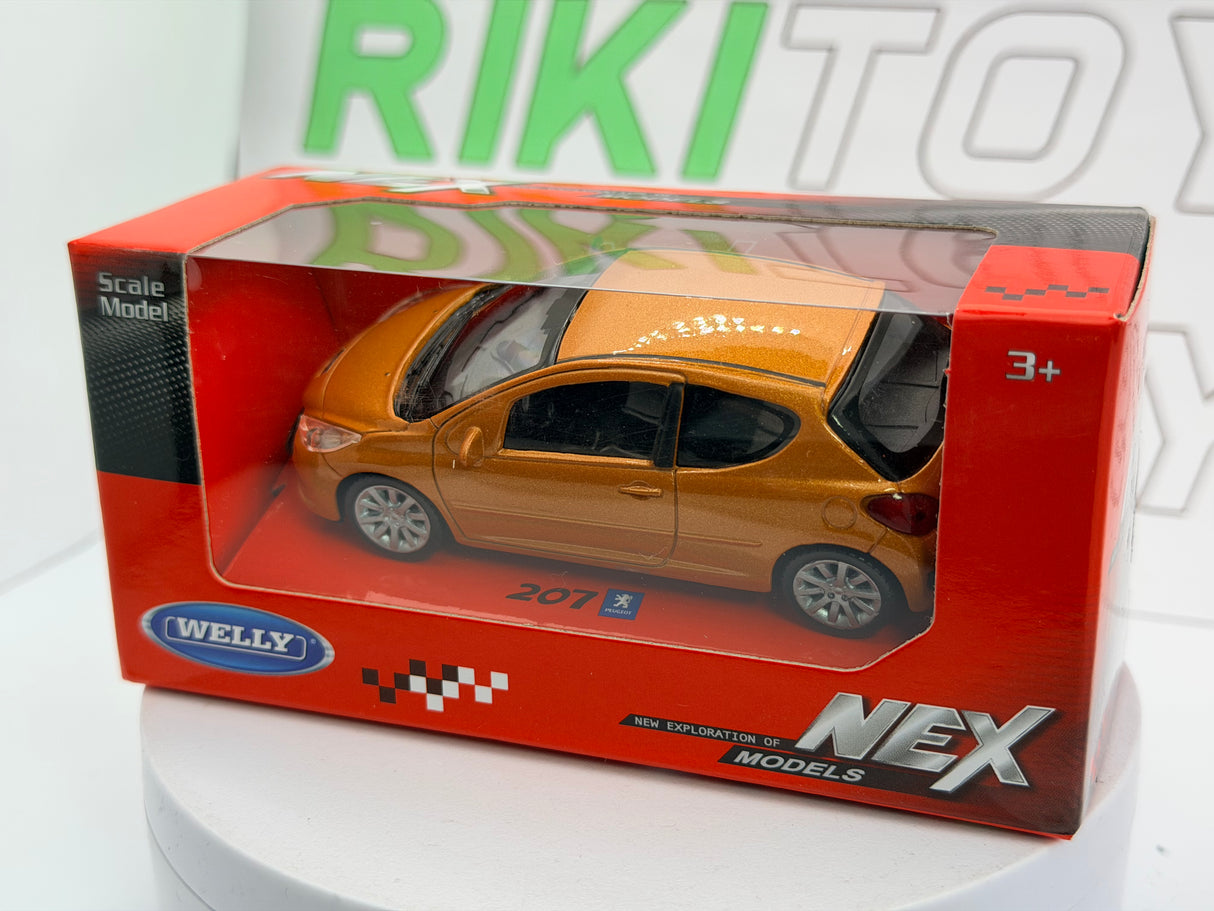 Peugeot 207 Welly 1/43 Arancione 2006