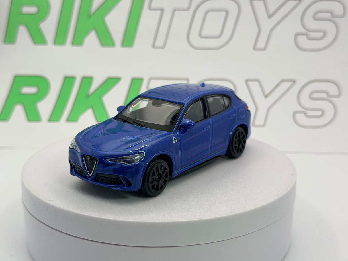 Alfa Romeo Stelvio Quadrifoglio Burago 1/43 Blu 2017