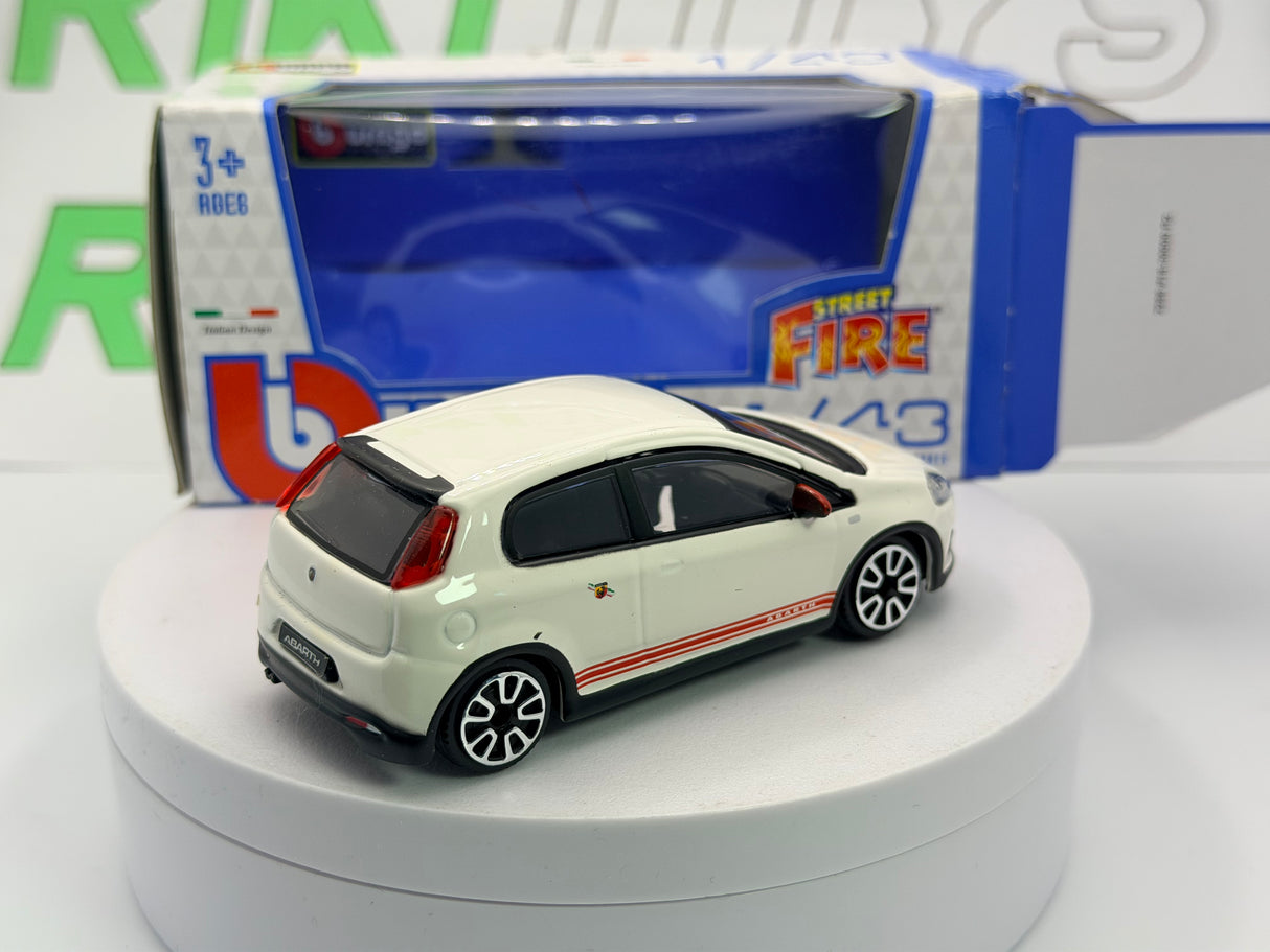 Fiat-Abarth Grande Punto Burago 1/43 Bianco 2008