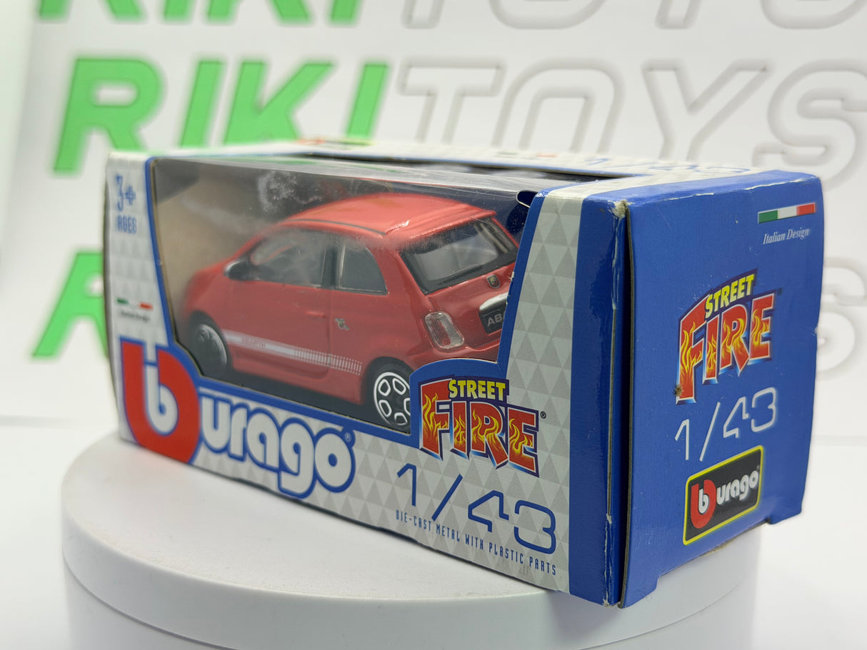 Fiat-Abarth 500 Burago 1/43 Rosso 2008