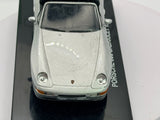 Porsche 968 Cabrio Edicola 1/43 Argento 1993