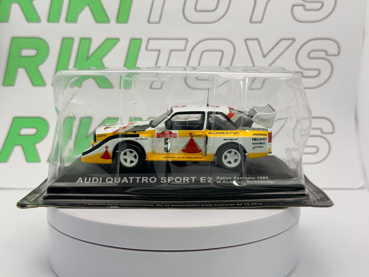 Audi Quattro Sport E2 Edicola 1/43 Bianco 1985