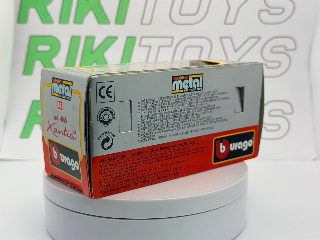 Citroen Xantia Burago 1/43 Rosso