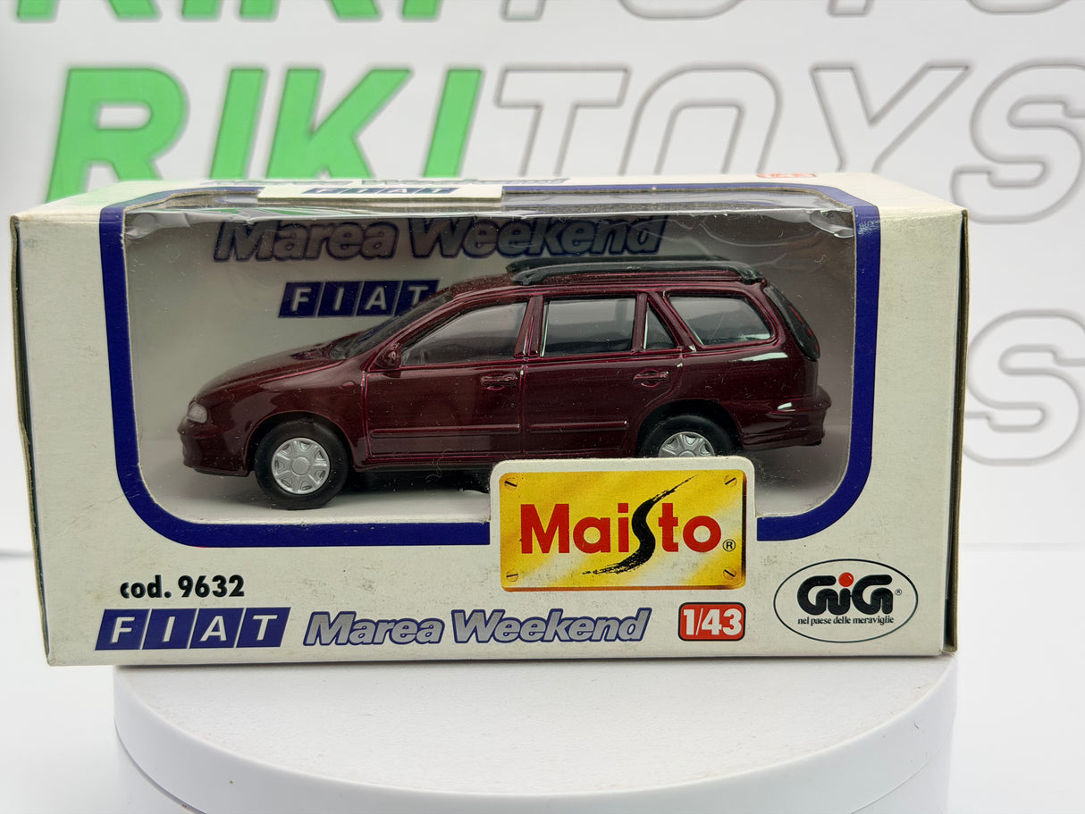 Fiat Marea Weekend Maisto 1/43 Rosso scuro 1996