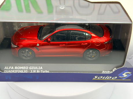 Alfa Romeo Giulia Quadrifoglio Solido 1/43 Rosso 2020