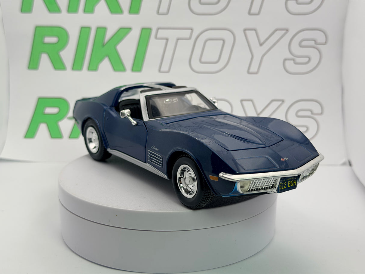 Chevrolet Corvette Maisto 1/24 Blu metallizzato 1970