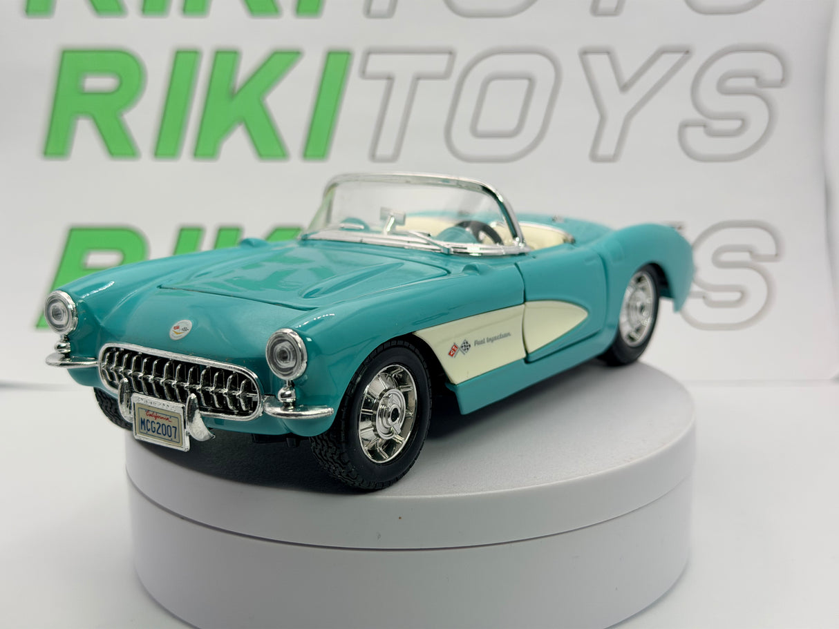Chevrolet Corvette Maisto 1/24 Verdeazzurro 1957