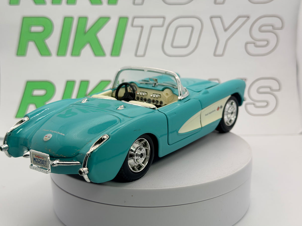 Chevrolet Corvette Maisto 1/24 Verdeazzurro 1957