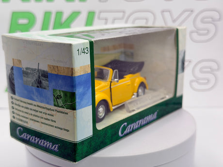 Volkswagen Maggiolino Cabrio Cararama 1/43 Giallo 1970
