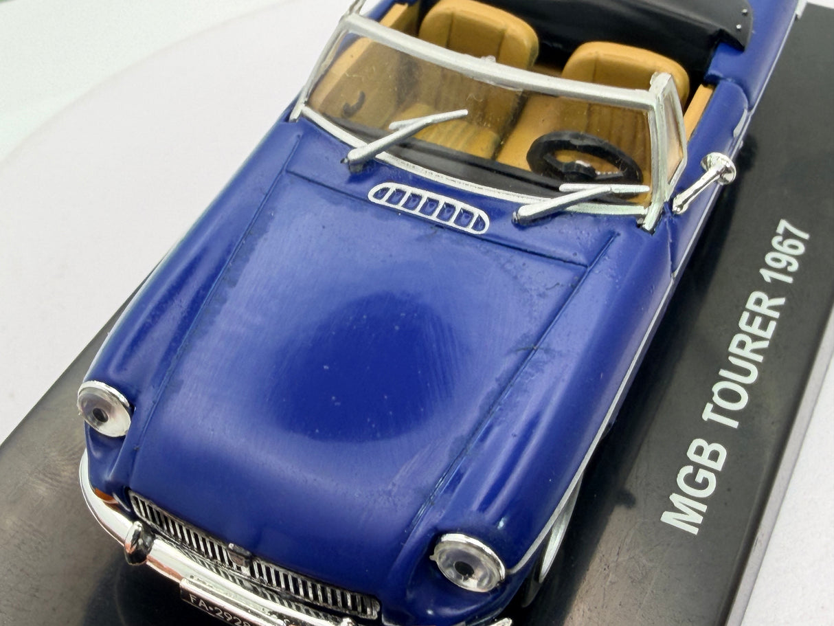 MG B Tourer Edicola 1/43 Blu 1967