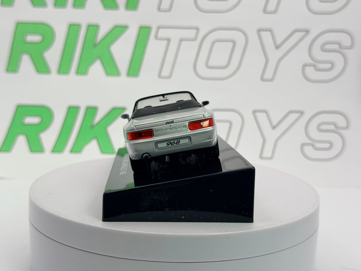 Porsche 968 Cabrio Edicola 1/43 Argento 1993