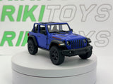 Jeep Wrangler Kinsmart 1/34 Blu metallizzato 2018