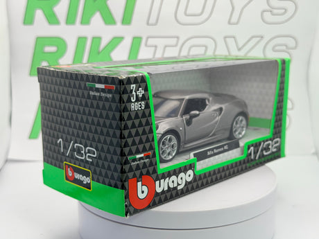 Alfa Romeo 4C Coupé Burago 1/32 Grigio metallizzato
