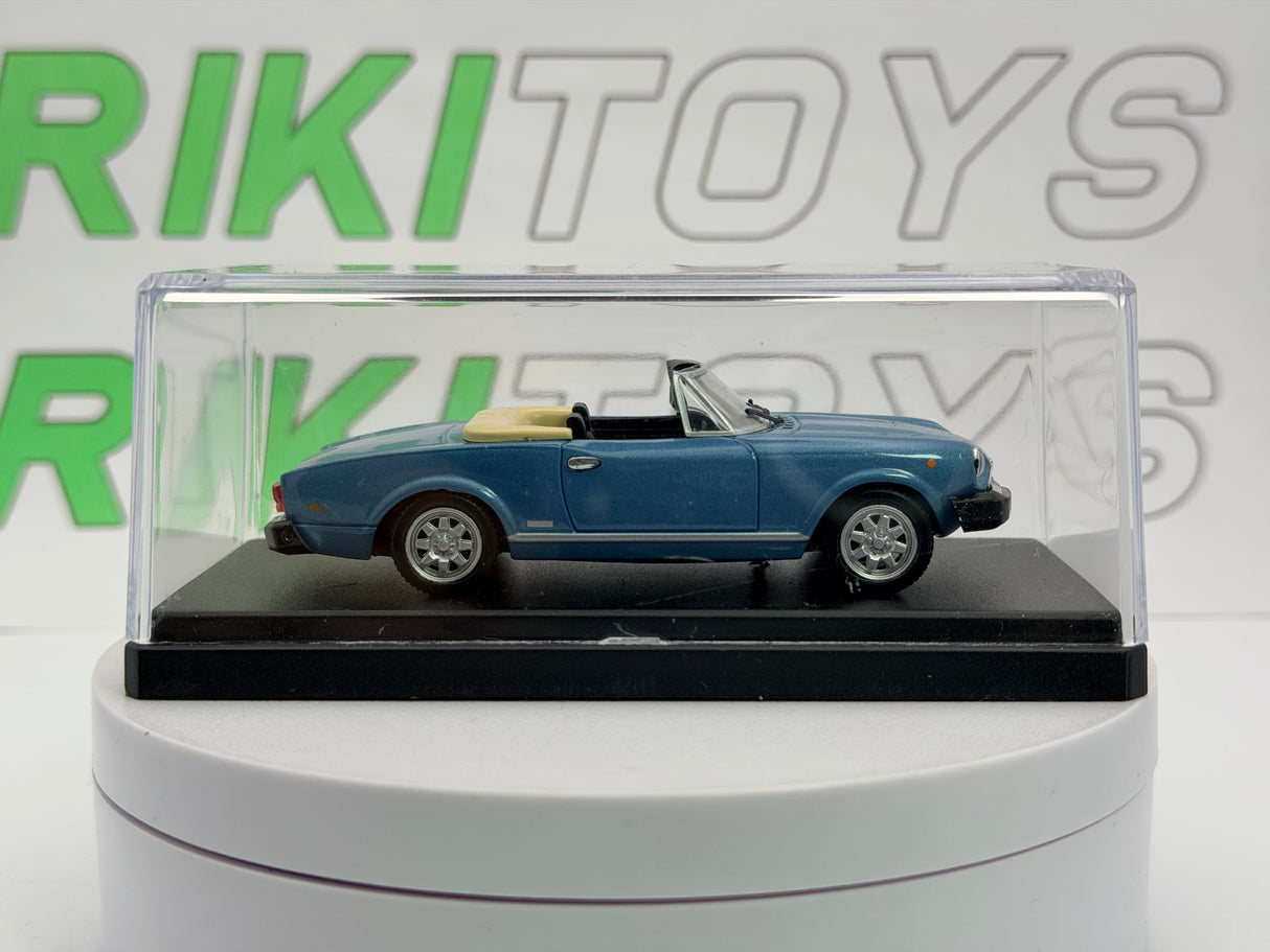 Fiat 124 Spider America Norev 1/43 Azzurro metallizzato 1981