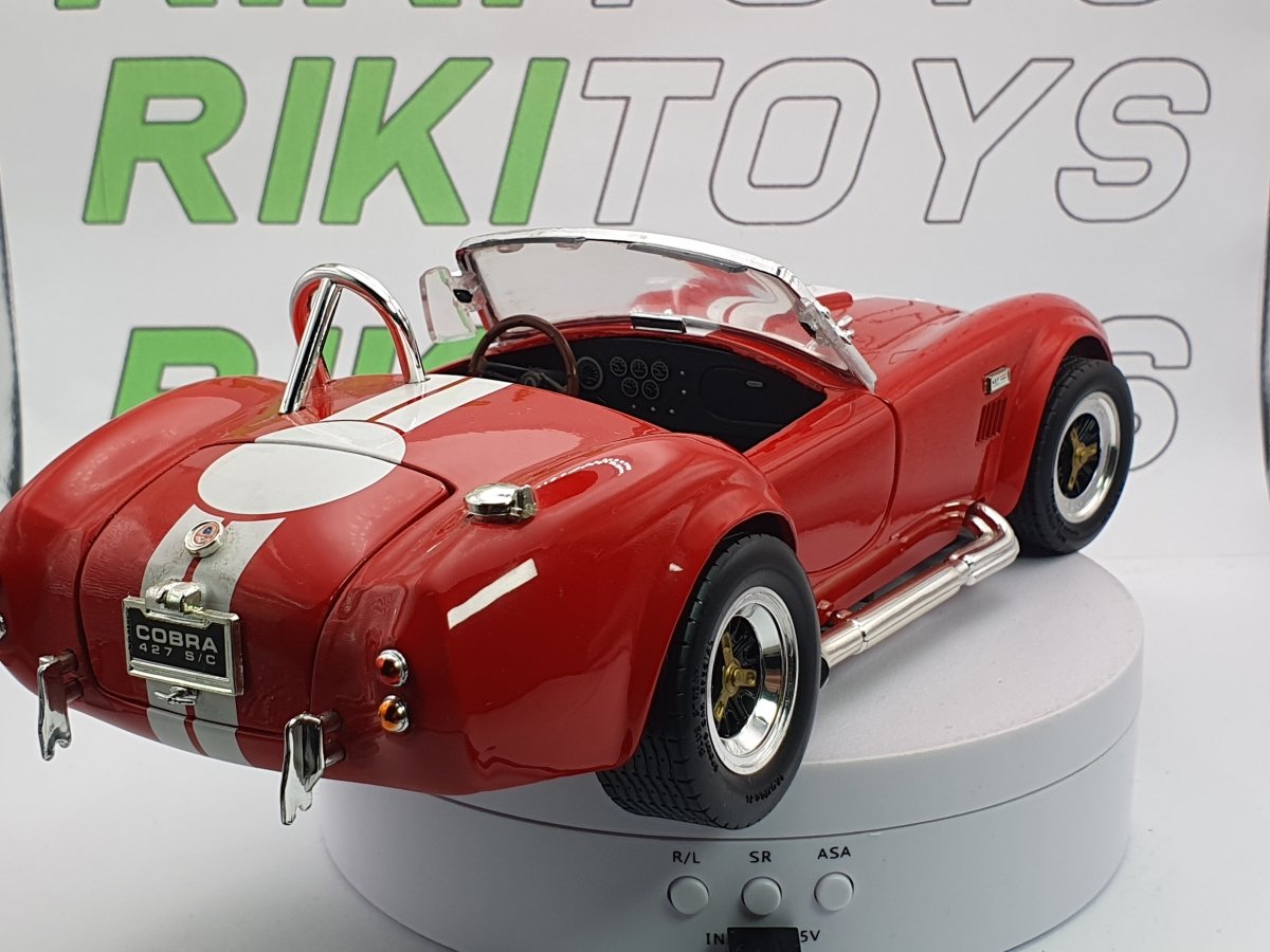 AC Shelby Cobra Road SIgnature 1/18 Rosso 1962 - RikiToys - Road SIgnature