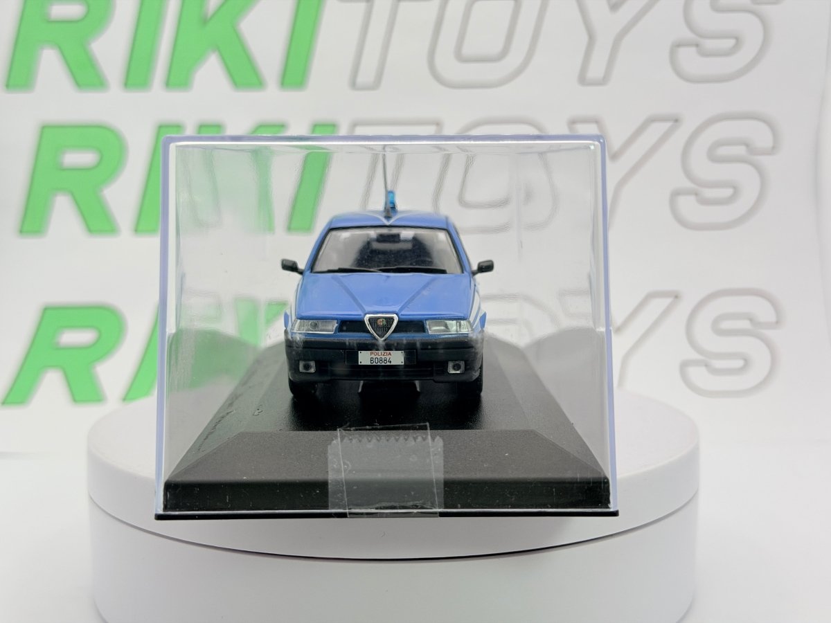 Alfa Romeo 155 Polizia Edicola 1/43 Azzurro 1993 - RikiToys - Edicola