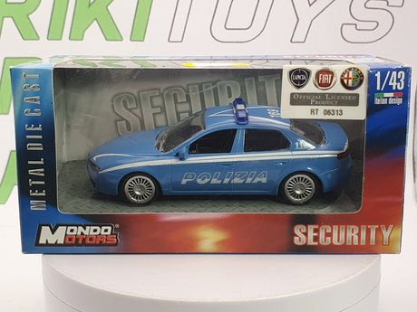 Alfa Romeo 159 Polizia MondoMotors 1/43 Blu - RikiToys - MondoMotors