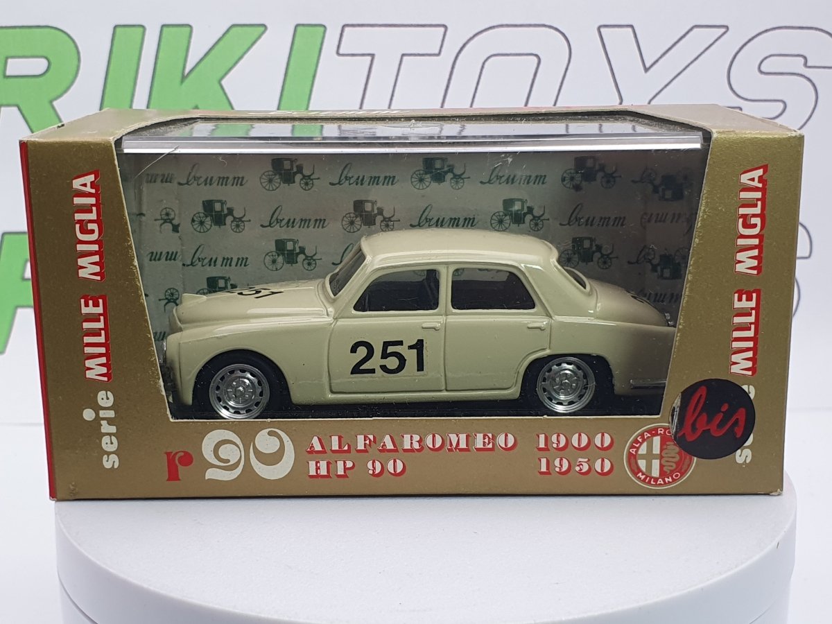 Alfa Romeo 1900 Berlina Brumm 1/43 Avorio 1950 - RikiToys - Brumm
