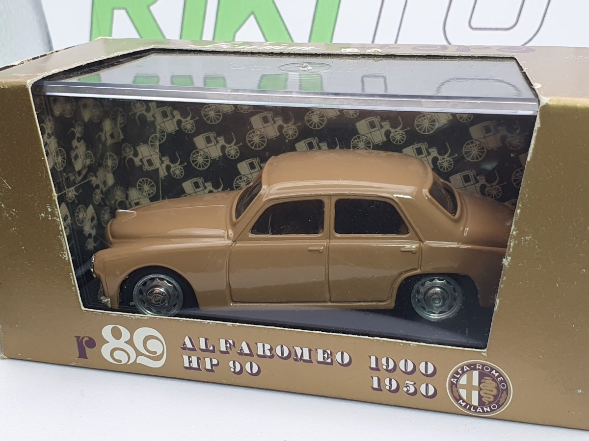 Alfa Romeo 1900 Berlina Brumm 1/43 Marrone 1950 - RikiToys - Brumm