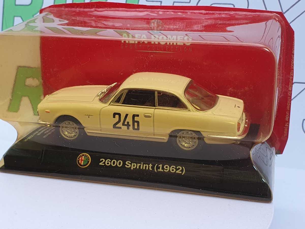 Alfa Romeo 2600 Sprint MetroMo 1/43 Bianco 1962 - RikiToys - MetroMo